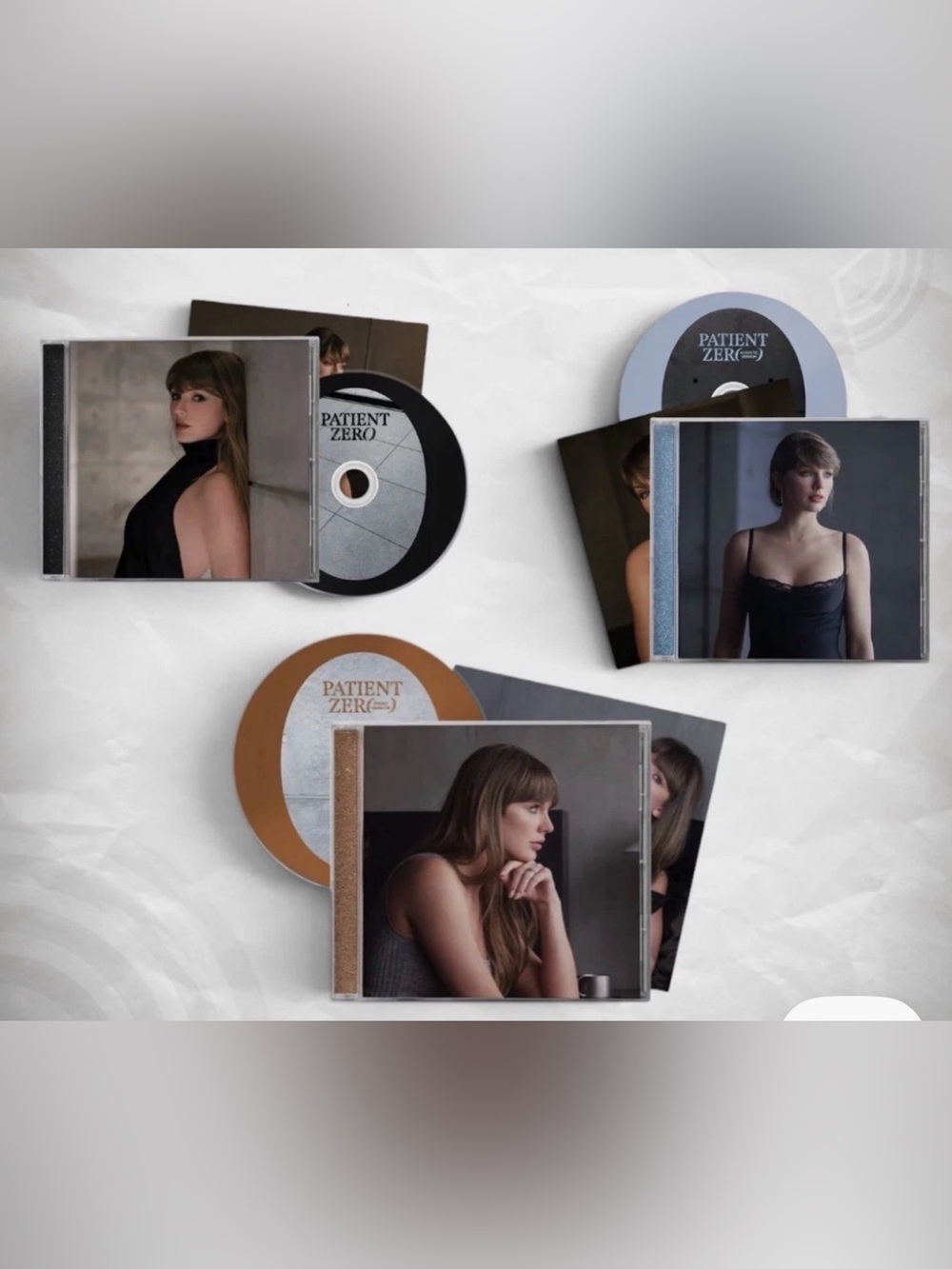 Taylor Swift 'Patient Zero' CD - Full Set of Piano, Acoustic, & Standard CD